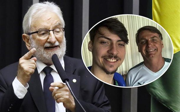 Ivan Valente e Renan com Jair Bolsonaro