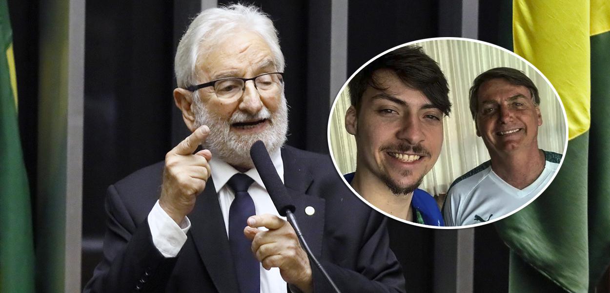 Ivan Valente e Renan com Jair Bolsonaro