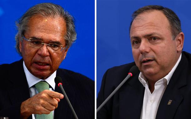 Paulo Guedes e Eduardo Pazuello