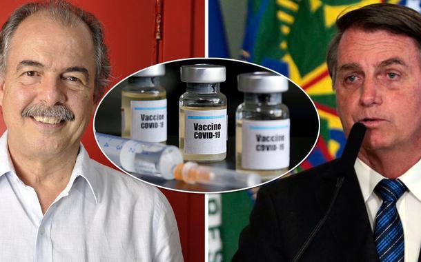 Aloizio Mercadante e Jair Bolsonaro