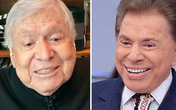 Boni e Silvio Santos