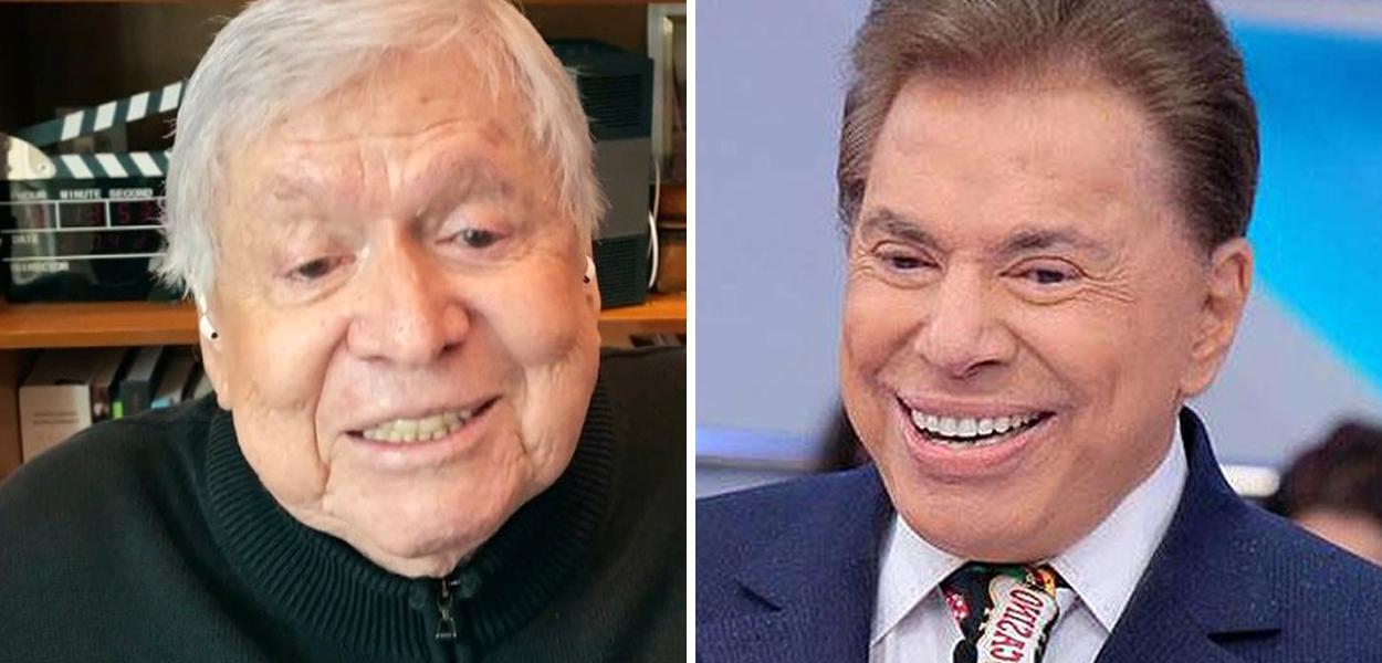 Boni e Silvio Santos