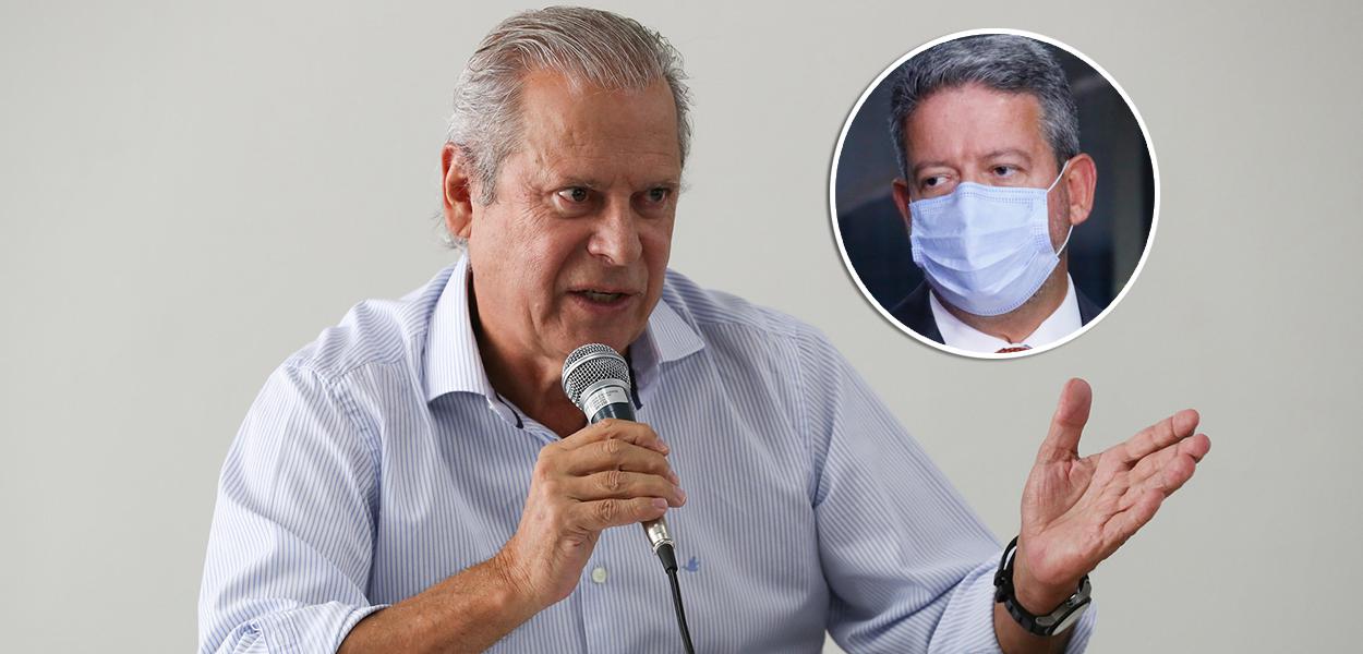 José Dirceu e Arthur Lira