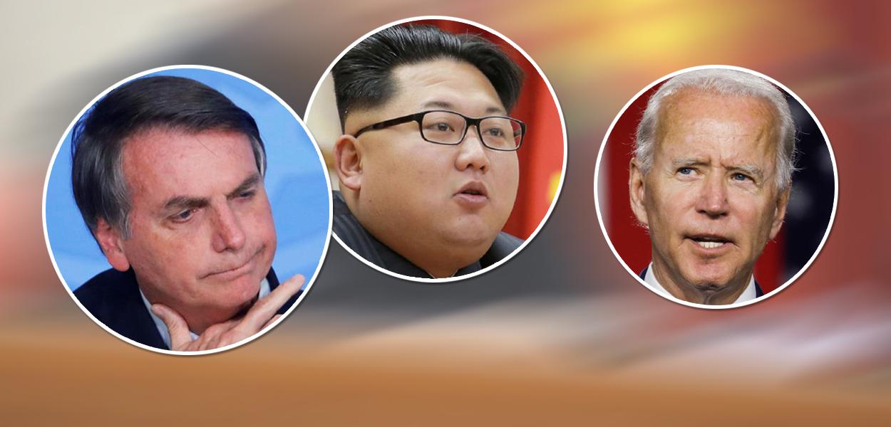 Bolsonaro, Kin Kim Jong-un e Joe Biden