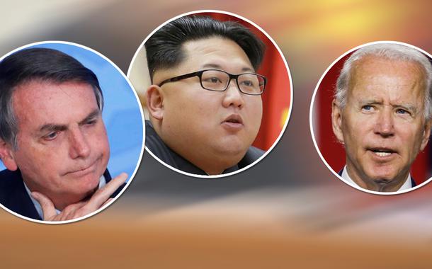 Bolsonaro, Kin Kim Jong-un e Joe Biden