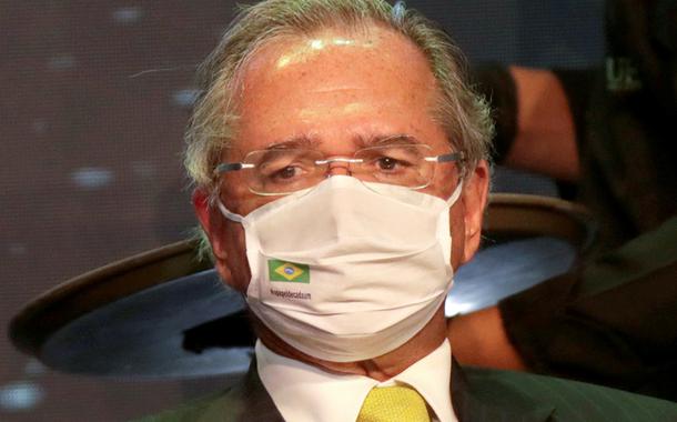 Ministro da Economia, Paulo Guedes, participa de seminário em Brasília 08/12/2020