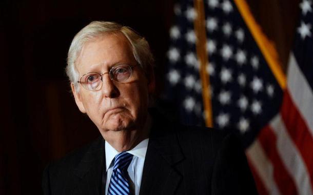 Líder da maioria republicana no Senado dos EUA, Mitch McConnell, em Washington 08/12/2020