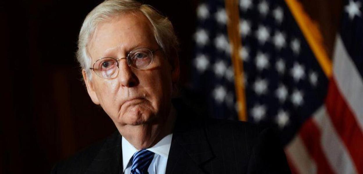 Líder da maioria republicana no Senado dos EUA, Mitch McConnell, em Washington 08/12/2020