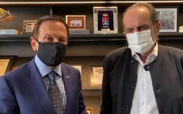 João Doria e Alexandre Kalil