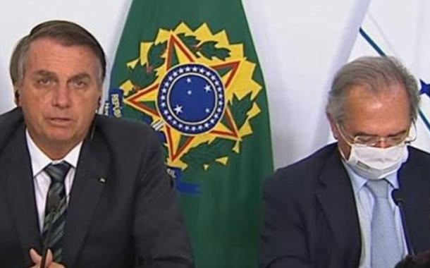 Jair Bolsonaro e Paulo Guedes