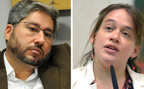 Fernando Cury (Cidadania) e Isa Penna (PSOL)