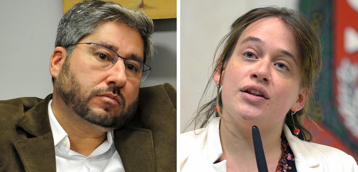 Fernando Cury (Cidadania) e Isa Penna (PSOL)