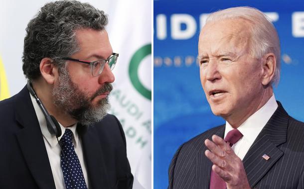 Ernesto Araújo e Joe Biden