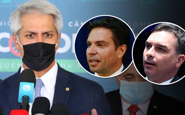 Alessandro Molon, Alexandre Ramagem e Flávio Bolsonaro