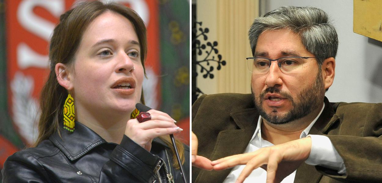 Isa Penna e Fernando Cury