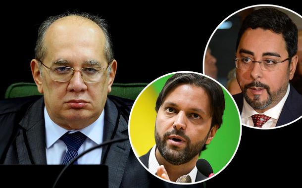 Gilmar Mendes, Alexandre Baldy e Marcelo Bretas