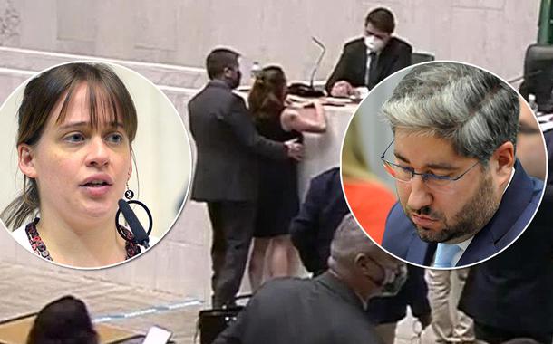 Isa Penna e Fernando Cury