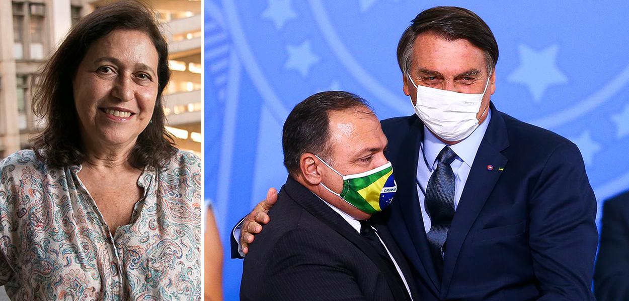Gulnar Azevedo e Silva, Eduardo Pazuello e Jair Bolsonaro