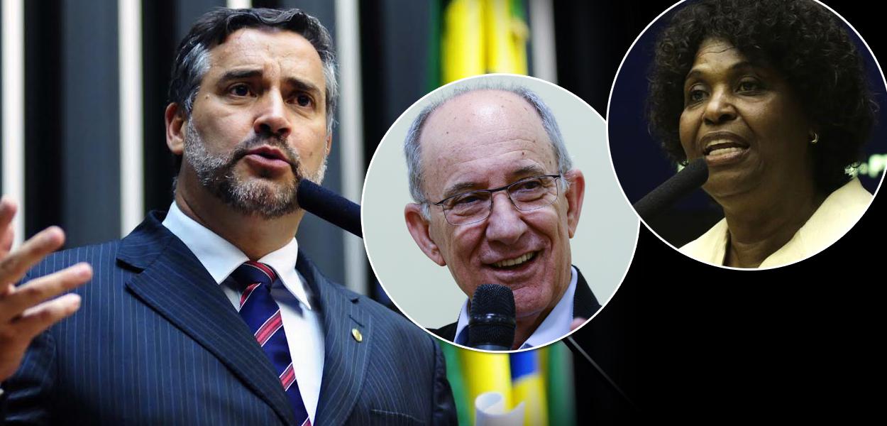 Paulo Pimenta, Rui Falcão e Benedita da Silva