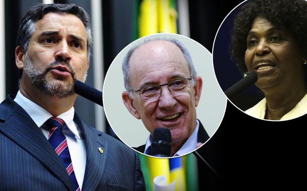 Paulo Pimenta, Rui Falcão e Benedita da Silva