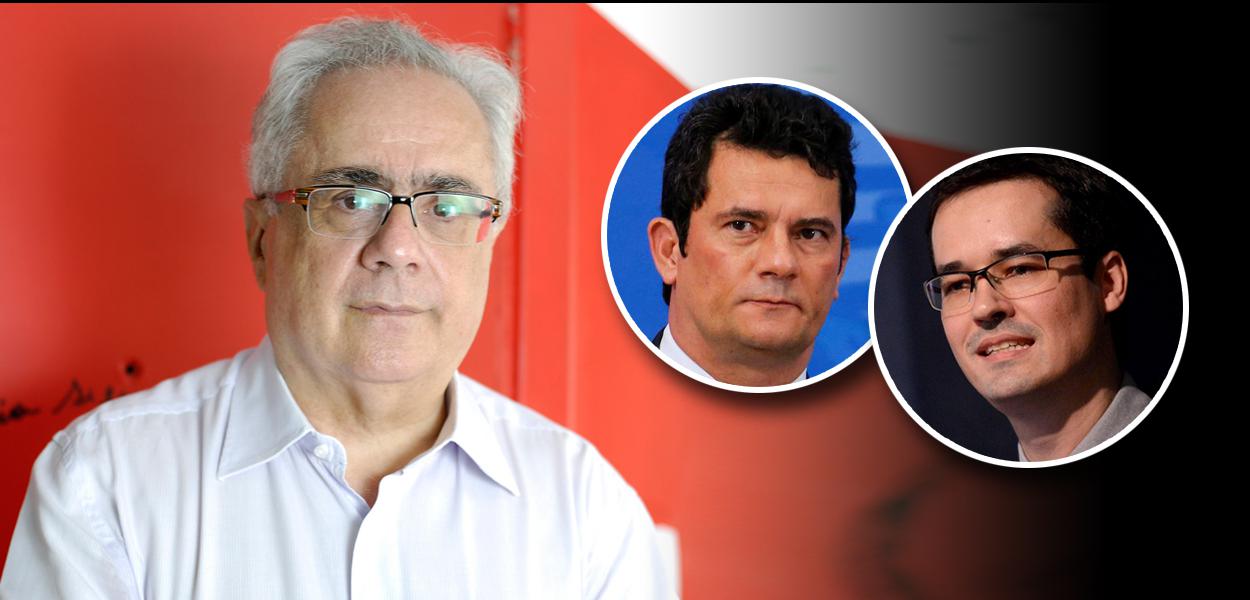 Luis Nassif, Sérgio Moro e Deltan Dallagnol