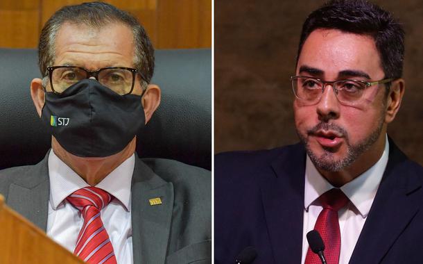 Ministro Humberto Martins e Marcelo Bretas