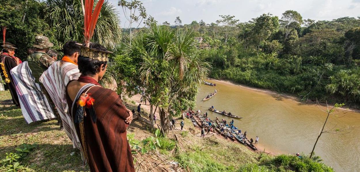 Indígenas mantêm isolamento desde março para evitar contaminação pelo coronavírus (Foto: Arison Jardim/Associação Apiwtxa) Indígenas mantêm isolamento desde março para evitar contaminação pelo coronavírus