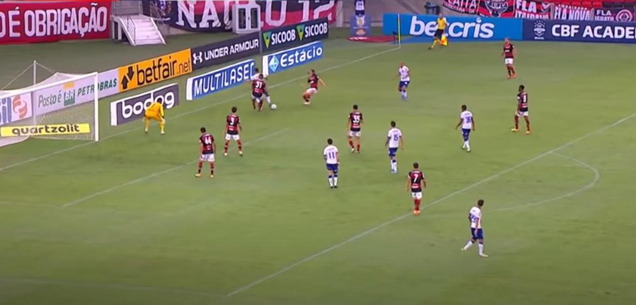 Jogo entre Flamengo e Bahia teve acusações de injúria racial