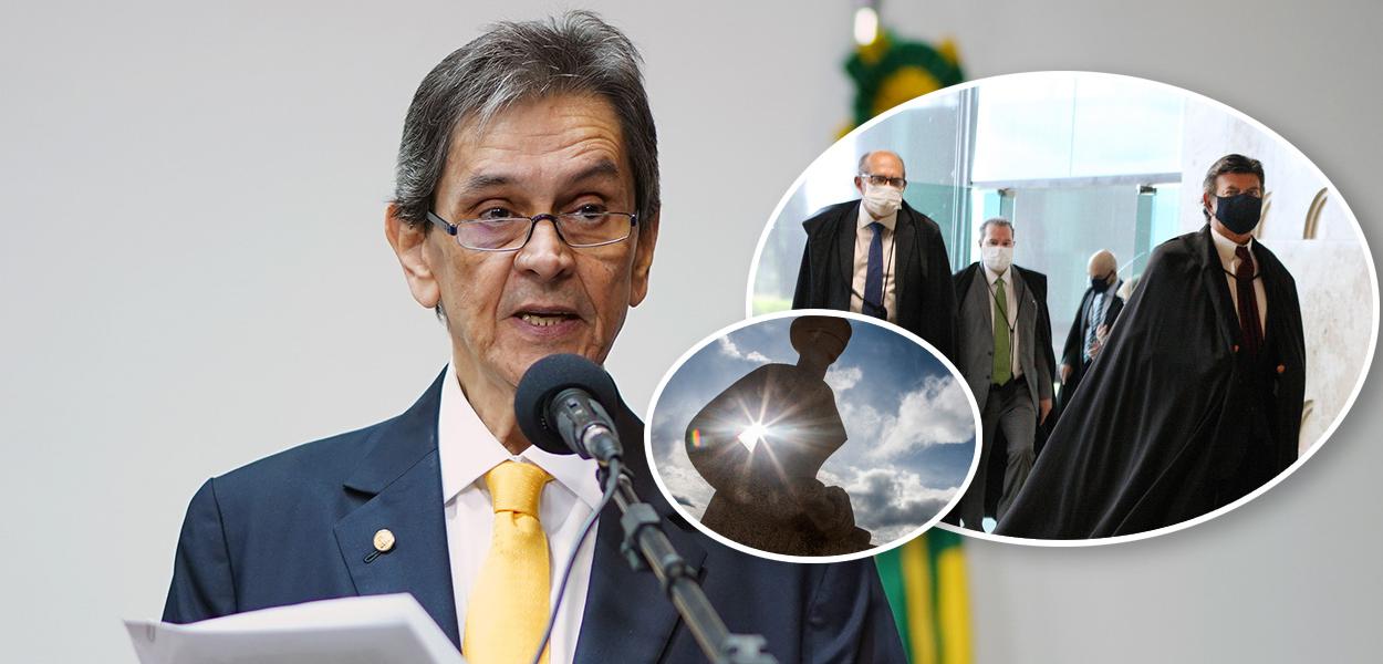 Roberto Jefferson e ministros do STF