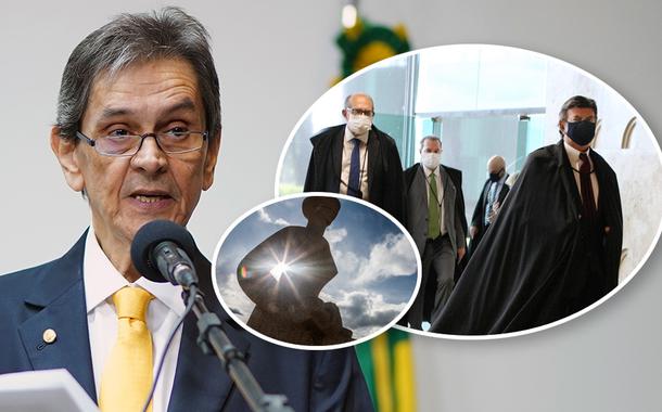 Roberto Jefferson e ministros do STF