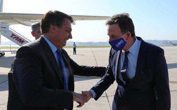 Jair Bolsonaro e Marcelo Crivella