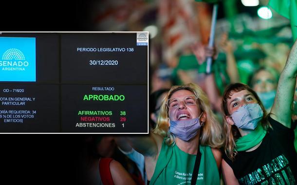 Votaçao do aborto legal na Argentina