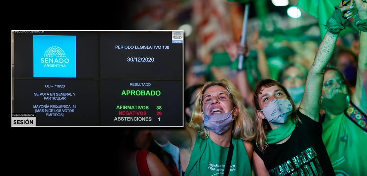 Votaçao do aborto legal na Argentina