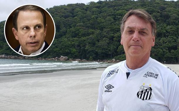 João Doria e Jair Bolsonaro