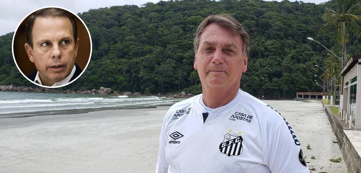 João Doria e Jair Bolsonaro