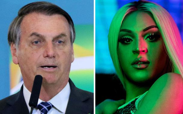 Jair Bolsonaro e Pabllo Vittar