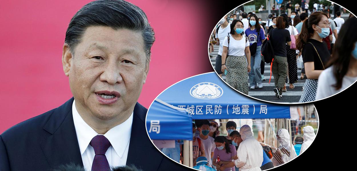 Presidente da China, Xi Jinping / Pandemia de Covid