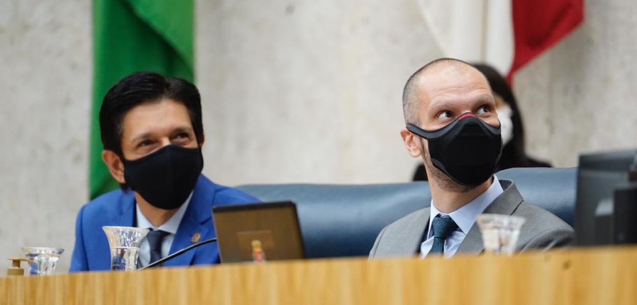 Ricardo Nunes e Bruno Covas