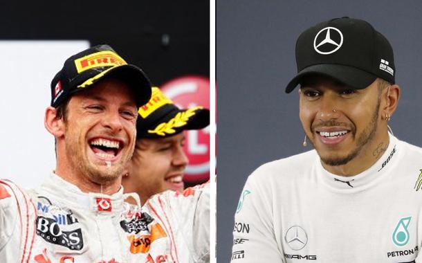 Jenson Button e Lewis Hamilton