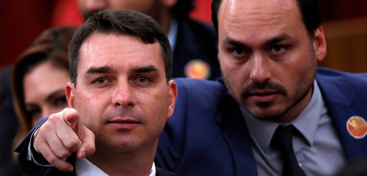 Flávio e Carlos Bolsonaro
