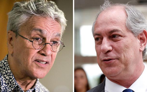 Caetano Veloso e Ciro Gomes