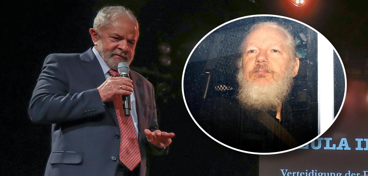 Lula e Julian Assange