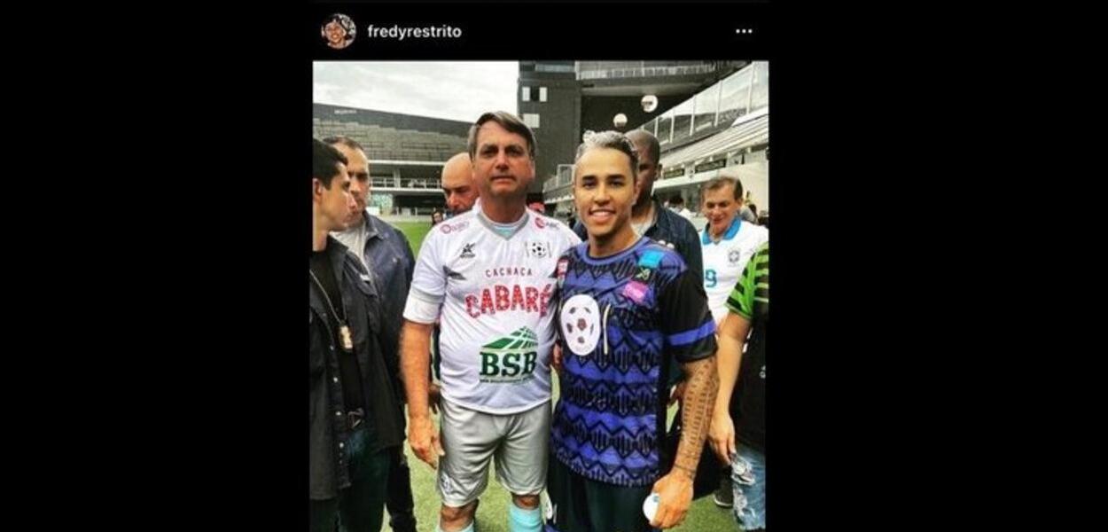 Jair Bolsonaro e Fredy da Silva Gonçalves Bento