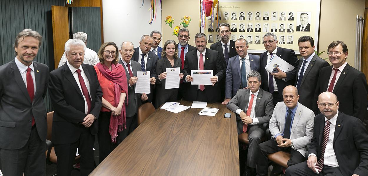 Parcela dos deputados da bancada do PT