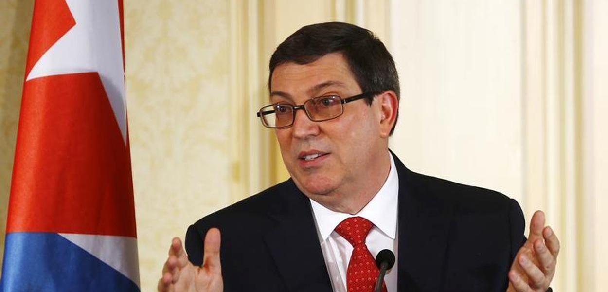 O chanceler de Cuba, Bruno Rodríguez 