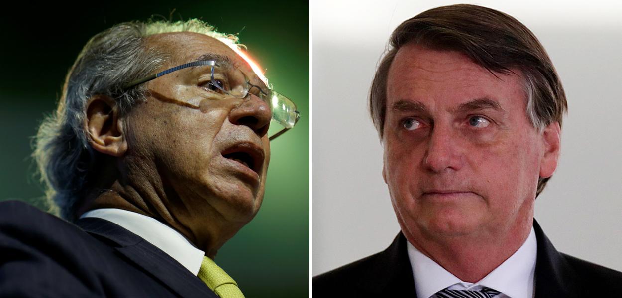 Paulo Guedes e Jair Bolsonaro