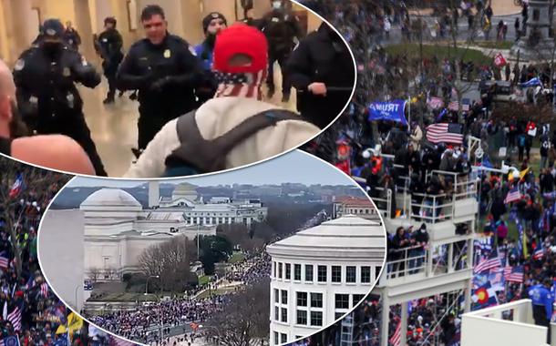 Invasão ao Capitólio, nos EUA