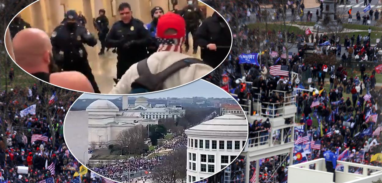 Invasão ao Capitólio, nos EUA