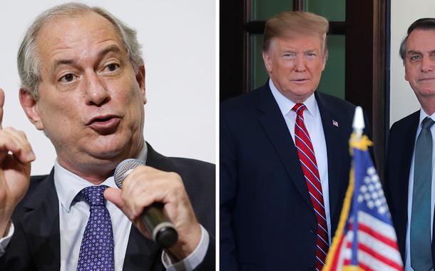 Ciro Gomes, Donald Trump e Jair Bolsonaro