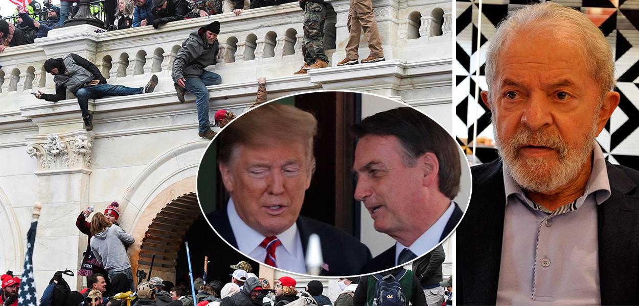Invasão ao Capitólio, Trump e Bolsonaro, e Lula